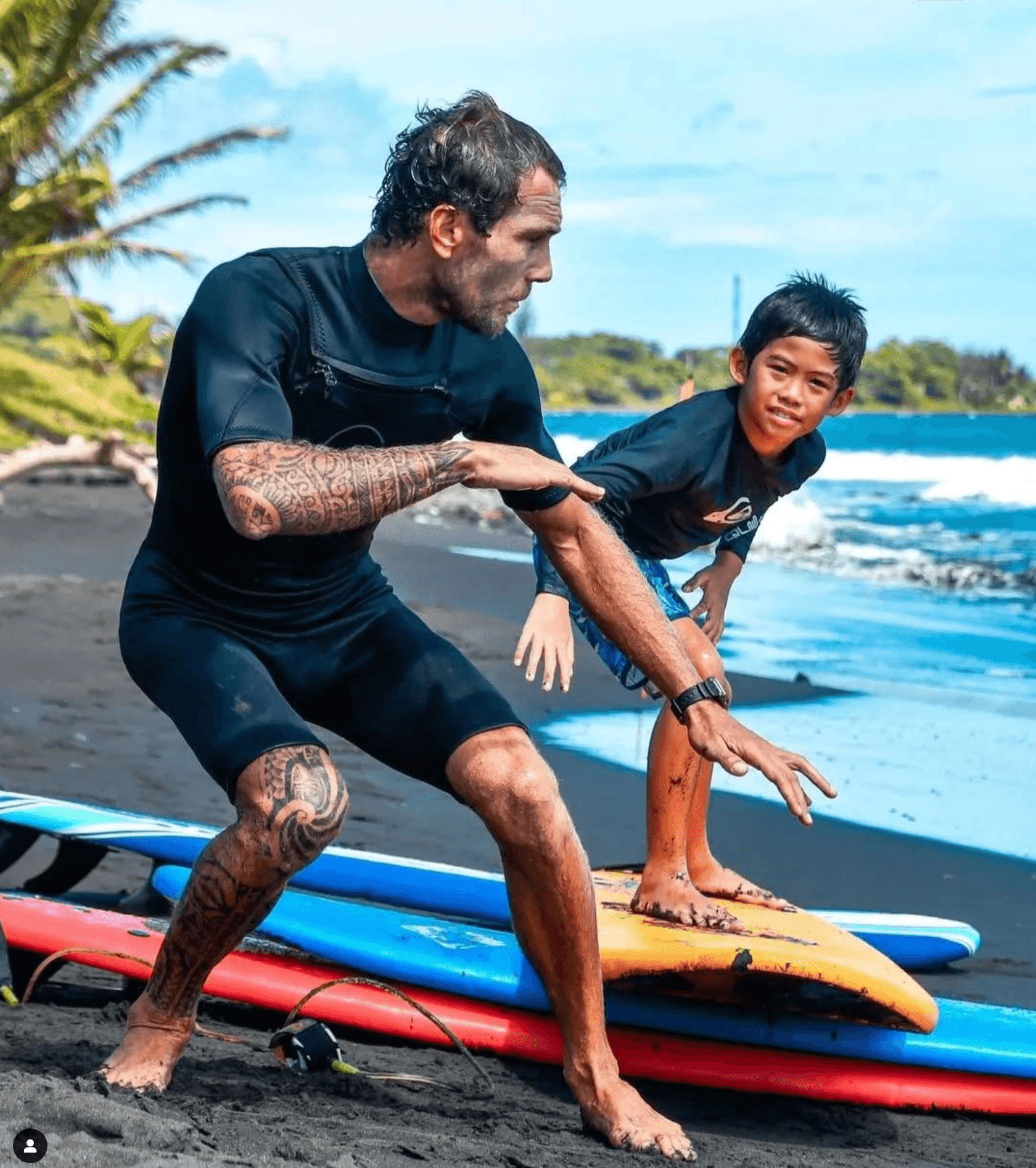 Beginner surf lesson